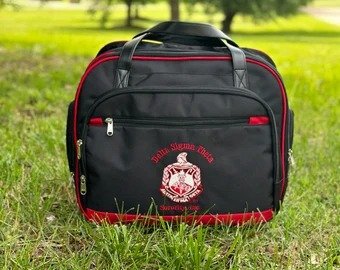Delta Sigma Theta "Sisterhood & Grace" Signature Travel Duffel Bag